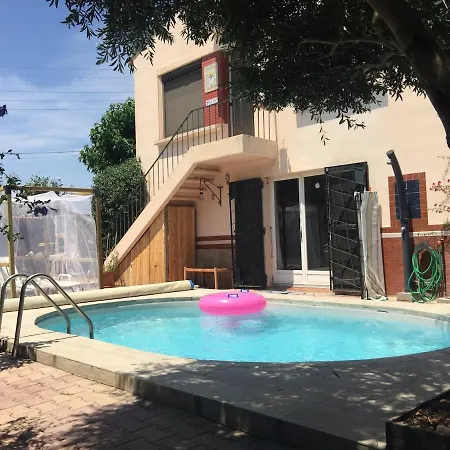Maison Jardin Piscine 3 Chambres 4 Lits Doubles A 15 Minutes De La Plage Perpignan