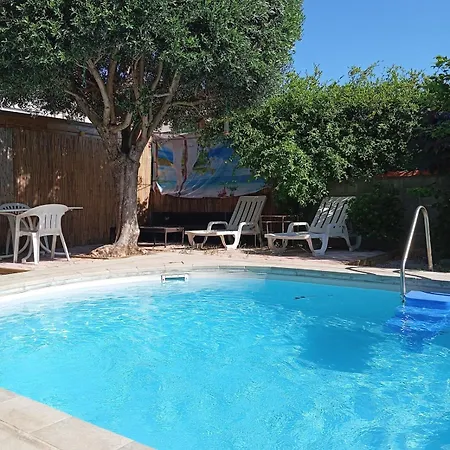 Maison Jardin Piscine 3 Chambres 4 Lits Doubles A 15 Minutes De La Plage * Perpignan